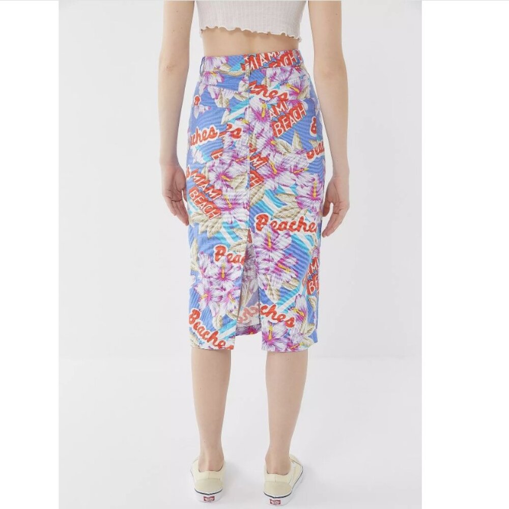 Urban Outfitter Urban Outfitters – Midirock „Welcome To Miami“ Midi  Pencil Skir